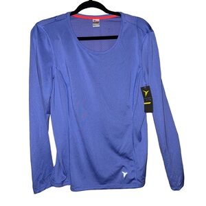 [M] Purple Long Sleeve Activewear Top Old Navy Active Womens Go-Dry Medium Gym